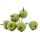 Deko Apfel | Äpfel künstlich klein VE 6 Stück, grün zum Basteln | Herbst, Weihnachten und Advent