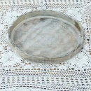 Holz-Tablett, Holzschale rund 30 cm, Vintage Schale für Tischdeko
