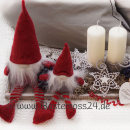 DIY Adventsgesteck mit Wicktel und vier Kerzen rot...
