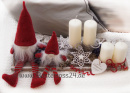 DIY Adventsgesteck mit Wicktel und vier Kerzen rot...