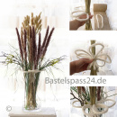 Pampasgras Trockenblumen natur 10 Stk L 70 -80 cm,...