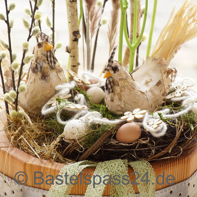 Osterdeko für Hauseingang