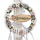 DIY Türkranz Ring, Moosring dekoriert mit Blüten und Wollkordel