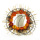 Metallring schwarz 20 cm, Ring aus Metall zum Basteln