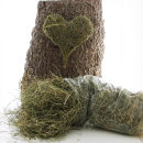 Heu-getrocknet Wiesenheu, VE 150 g, f&uuml;r Trockenblumengestecke natur gr&uuml;n