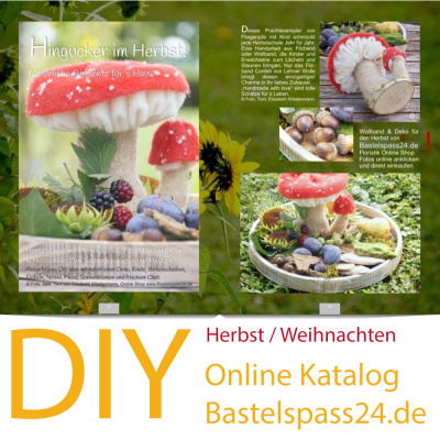 DIY Floristik Online Katalog Kreativkatalog Herbst Weihnachten Advent