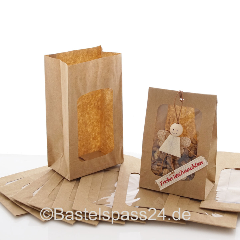 braun, Papiertueten/Bodenbeutel Kraftpapier 50 Stück 50 x 75 cm groß 