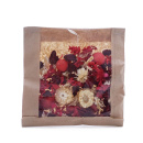 Trockenblumen Potpourri mit getrockneten Bl&uuml;ten, Gr&auml;ser, Fr&uuml;chte, Samen, gemischt 50 g rot, pink, wei&szlig;