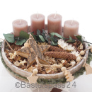 DIY Adventskranz mit Trockenblumen Potpurri und...