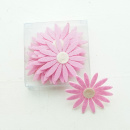Streublumen Filz Blumen zum Streuen VE 10 Stk in Box rosa wei&szlig;