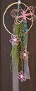 Fensterdeko Frühjahr Loop Ring, Rattan-Ring dekorieren mitTrockenfloristik