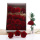 Holzrosen offen 20 Stück, in Box 6 cm, rot / dunkelrot premium Qualität