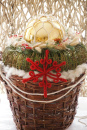 Große Weihnachtskugel, Outdoorkugel, Kunststoffkugeln nicht zerbrechlich! Gr. 20 cm gold VE 1 Stück