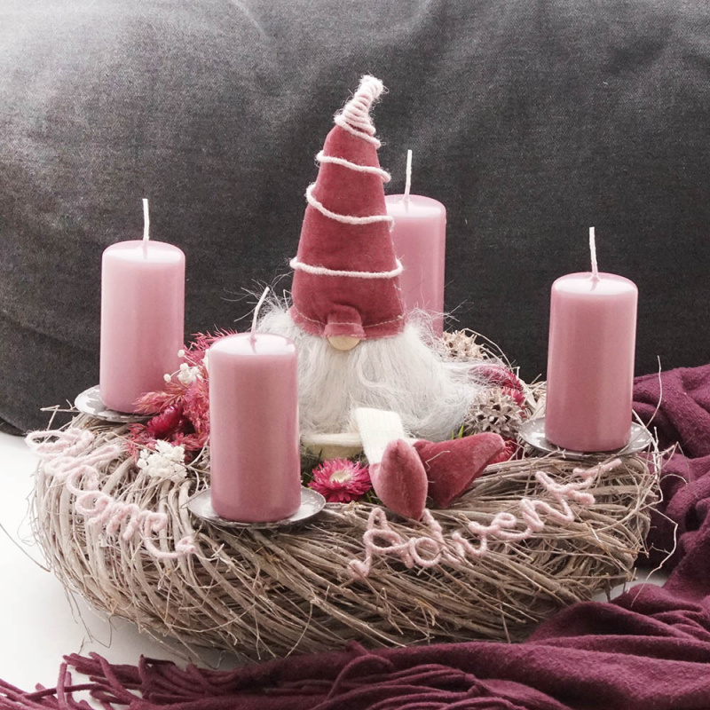 Wichtel Adventskranz Basteln