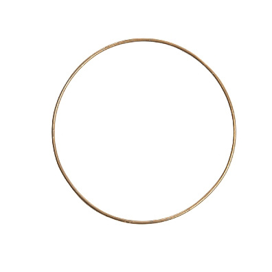 Metallring rund Farbe gold, Dekoring D 25 cm, Metall-Ring für Trockenblumen dekorieren