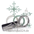 Easy Makramee Türkranz Weihnachten Advent, Metallring mit Wolle und Sterne