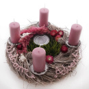 Strohblumenköpfe Trockenblumen Helichrysum natur hell rosa creme VE 20 g, zum Basteln im Landhausstil