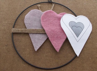 Ideen Mit Herz Metallringe Sternform - 5 Stück DIY Deko Ringe