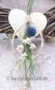 Botao Trockenblumen dunkelblau Blütenköpfe mit Stiel VE 1 Bund