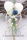 DIY Anstecker Hochzeit mit Filzherzen weiß blau selber machen