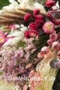 DIY Trockenblumen Mix rosa, pink, weiß selber machen, dekorieren.