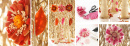 Herbstdeko mit Blumen aus Filz in Sisaltüte für Fenster, Feste, Party