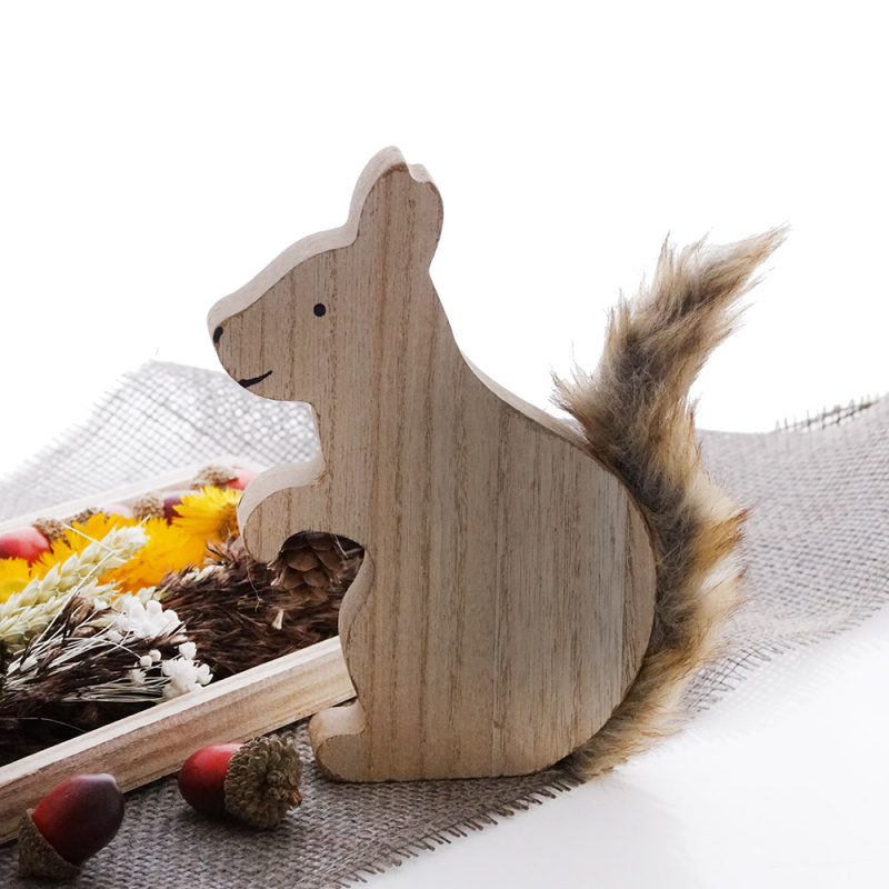 Herbst Deko Holz