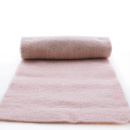 Filz mit Jutegewebe, Lehner Wolle, L 1 m x B 30 cm, Wollband mit Jute, rosa natur
