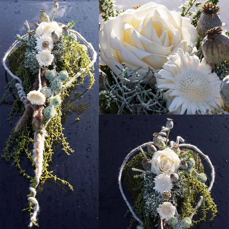 Pflanzherz groß für Grabschmuck Floristik, Bastel