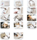 Tasche nähen aus Filz mit Jutegewebe, Umhängetasche, Tragetasche modern