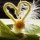 DIY Tischdeko Frühjahr mit Strohblumen, Herzen, Trockenblumen gelb weiß