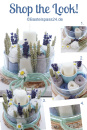 DIY Sommerdeko mit Glas Trockenblumen und Wollband