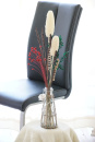 Luffa gebleicht am Stiel 10 - 12 cm VE 2 Stk haltbare Tockenblumen Boho Style
