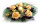 Bastelset aus der Floristik Tür-und Wandschmuck mit Holzrosen zum Bemalen auf Rebenblume
