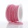 Kordel Kordeln-Drehkordel-rosa  3mm 4 m Spule zum Basteln und Dekorieren