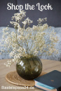 Schleierkraut getrocknet Trockenblumen Hochzeit creme weiß 1 Bund, L ca. 60 - 70 cm