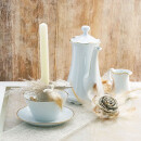 Tafelkerzen, Gebindekerzen H 25 cm D 2,2 cm getaucht creme weiß