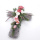 DIY Grabgesteck Kreuz aus Rebe mit Christrosen haltbar rosa weiß