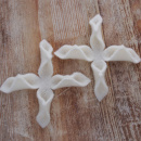 DIY Loop Weihnachten mit Wollstern und Zapfen, Türschmuck Advent