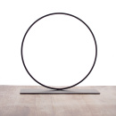 Loop stehend Metallring mit Metallfuß schwarz D 35...