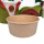 Kartonschale wasserabweisend, lebensmittelecht Gr. D 15 cm H 5 cm natur braun