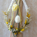 DIY Wabeneier aus Wollband 100% Schurwolle, dreifarbig Trend Basteln modern und nachhaltig