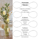 DIY Wabeneier aus Wollband 100% Schurwolle, dreifarbig Trend Basteln modern und trendig