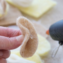 DIY Wabeneier aus Wollband 100% Schurwolle, dreifarbig Trend Basteln modern und trendig