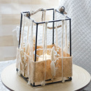 Tischdeko Windlicht Laterne Vintage natur modern mit...