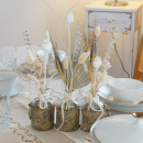 Tischdeko Boho Vintage natur modern mit Trockenblumen und...