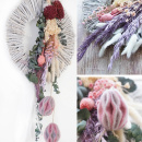 DIY Wabeneier aus Wollband zweifarbig 100% Schurwolle,Trend Basteln modern und nachhaltig