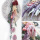 DIY Wabeneier aus Wollband zweifarbig 100% Schurwolle,Trend Basteln modern und trendig