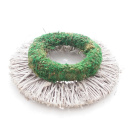 DIY Türschmuck groß und blumig mit Trockenblumen und Seidenblumen haltbare Frühlingsdeko