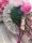 DIY Türschmuck groß und blumig mit Trockenblumen und Seidenblumen haltbare Frühlingsdeko